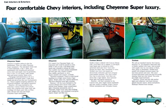 1973 Chevrolet Pickup booklet
