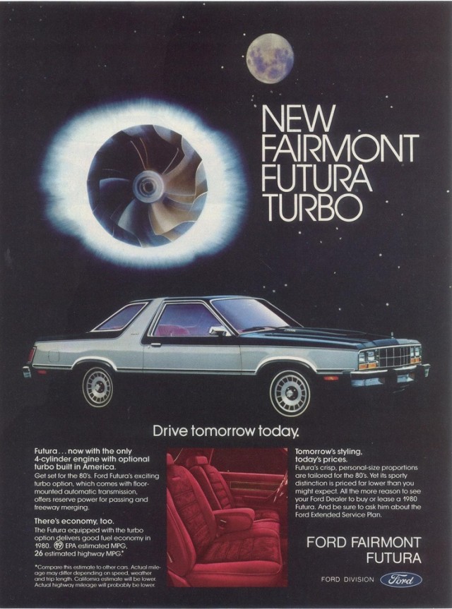 Ford Fairmont Futura Turbo advertisement