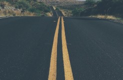 Arizona road looking east
