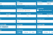 Now More Ways To Filter Your Used Car Search